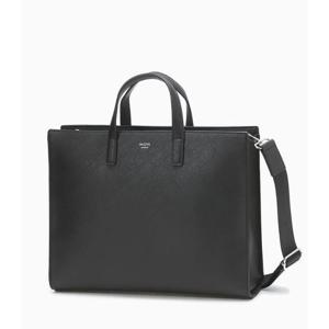 [헤지스ACC][14인치 수납] 블랙 단색 스몰 서류가방 HJBA6E855BK