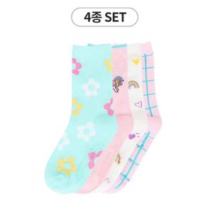 [토박스] (160-210mm) 토박스 유니콘 삭스 4pack 양말세트 TBKCFNTASC31