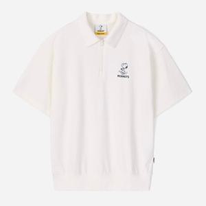 [클라이드앤]남성 스누피 반집업 카라 반팔티셔츠 FPTS279M_DG