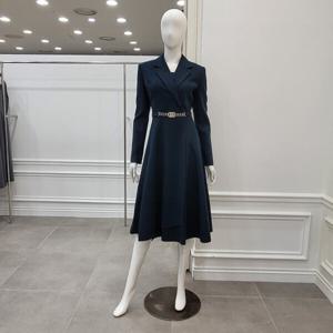 [미니멈]테일러드 카라 랩 원피스 (MXDAWO1150 DB)_IC