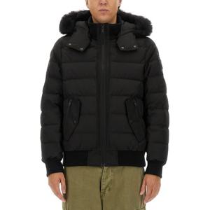 무스너클 퍼 트림 후드 집업 패딩 재킷 M33MB014S 305