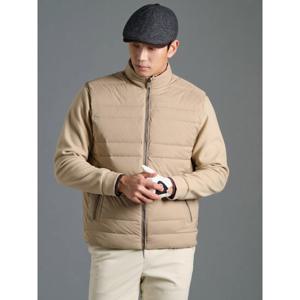 [빈폴골프]남성 초경량 튜브다운 베스트 - 베이지(BJ5X36B04A)