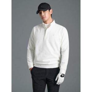 [빈폴골프]남성 사카리바 히든 반집업 - 화이트(BJ5X41B941)