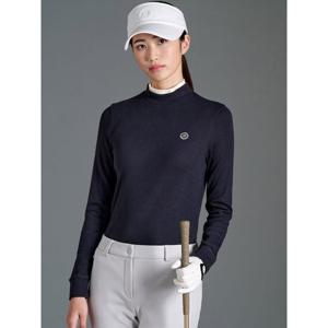 [빈폴골프] 여성 더블 하이넥 긴소매 티셔츠 - 네이비 (BJ5941A49R)