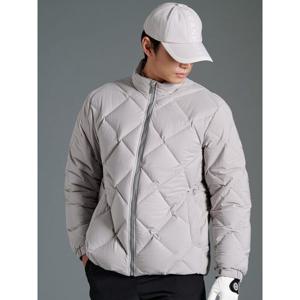 [빈폴골프] 남성 다이아 퀼팅 다운 점퍼 - 베이지 (BJ5X38B11A)