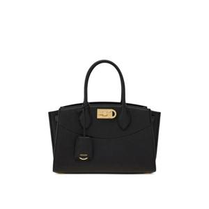 25 FW 페라가모 스트럭처 레더 토트 백 786166 TP444193626