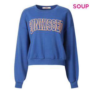 [숲]레터링 크롭 맨투맨 티셔츠 (S59LT01)