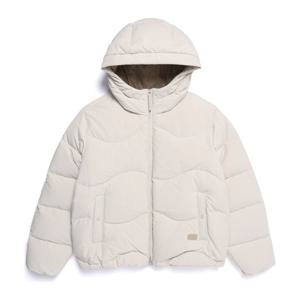 내셔널지오그래픽 N254WDW970 여성 물결 퀼팅 덕다운 점퍼 SILVER BIRCH