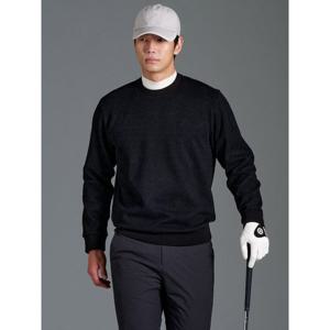 [빈폴골프]남성 하운드 투스 스웨트 셔츠 - 애쉬(BJ5Y41B324)