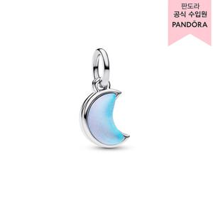 [판도라(주얼리)][백화점 보증서 제공] 크레센트 문 더블 댕글 참 794272C01