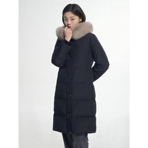 [빈폴레이디스] 헤비 롱 슬림 다운  블랙 (BF5Y38C075)