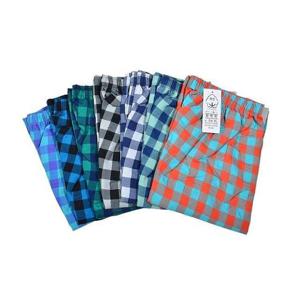 특면 체크무늬 남성 5부 파자마 홈웨어 잠옷바지