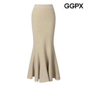 [지지피엑스]절개 머메이드 롱 니트 스커트 GP9SK044F