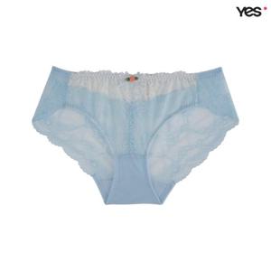 [예스]스프링 플라워 라이트 블루 레이스 팬티 YSWPB202