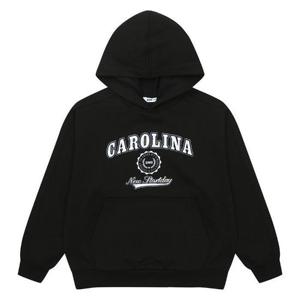 소이주니어 세이브존03 겨울 블랙레터링 기모 후드티 24W1452-BK