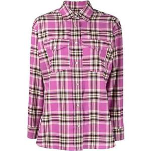 ISABEL MARANT 이자벨마랑 MAYOLA (CH0006FA A1I39E BURD) (체크 플란넬 셔츠)