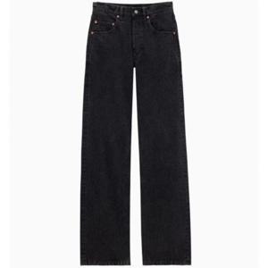 SAINT LAURENT 25 블랙 록 데님 90s 배기 진 (807146 Y07YB 1428)