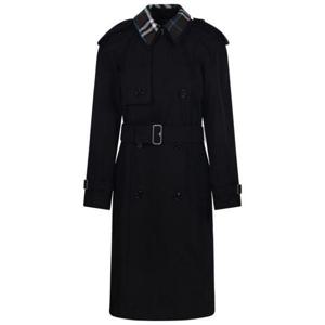 BURBERRY 버버리 Long Detachable Collar Gabardine Trench Coat (8096579) (롱 디테쳐블 칼라