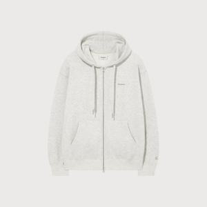 M 커버낫후드집업 CQK CO2503HZ04-OT 스몰 로고 기모 후드집업 Oatmeal