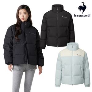 [르꼬끄] 남녀공용 컬러블럭 루즈 다운 자켓 QQ423JDJO1