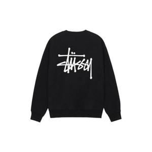 스투시 베이직 스투시 크루넥 블랙 19150001915000M