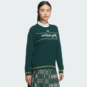 [아디다스 골프] JM7179 FW25 여성풀 패션 크루토프스 니트스웨터