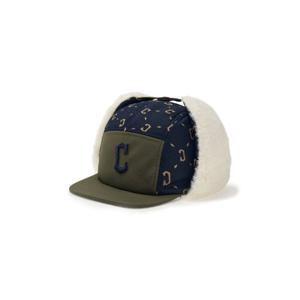 MLB모자 GQC 7AWMRM146-45NYD 다이아 모노그램 아웃도어 숏챙 고소모 클리블랜드 가디언스