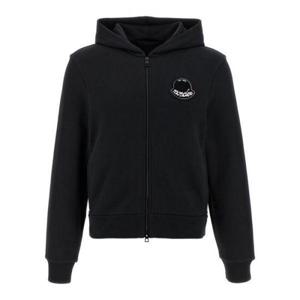 MONCLER 몽클레어 25FW 로고 패치 후디 집업 (8G00023 89AZU 998)