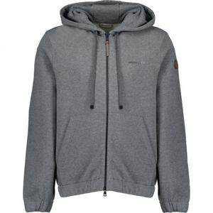 MONCLER 몽클레어 25FW 가죽 로고 코튼 블렌드 집업 후디 (8G00077 89B7P 991)