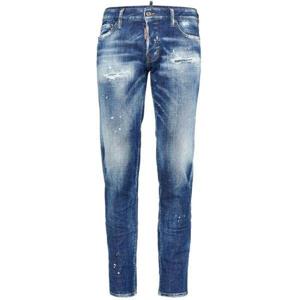 DSQUARED2 디스퀘어드2 미디엄 헤리티지 라멘도 워시 슬림 진 (S74LB1588 S30872 470)