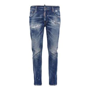 DSQUARED2 디스퀘어드2 미디엄 헤리티지 라멘도 워시 타이디 바이커 진 (S74LB1586 S30872 470)