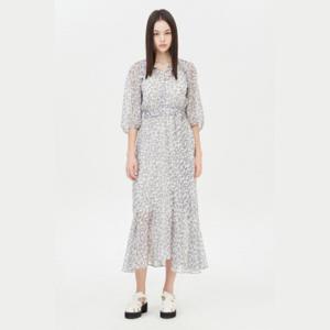 [시슬리]플라워 프린트 스모킹 원피스_SAOPC1531