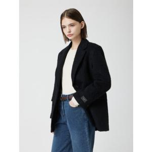 [CC콜렉트] 알파카 블렌드 테일러드 싱글 숏 코트 (C254MSG003)