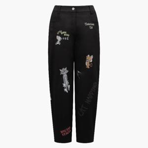 아이스버그골프바지 VQA I61FPT23-09 5-포켓 배기핏 팬츠 톰앤제리 컬렉션