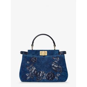 [FENDI] 라프리마 여성 크로스바디 백 Peekaboo 미니 데님 위드 나이트 버터플라이 자수 8BN244 AVR5F1UJW BLUBLU ABISSOOS /12