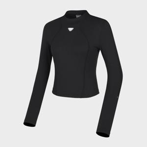 [다이나핏]다이나핏 리프트 여성 크롭 긴팔티 블랙 YWU24223Z1