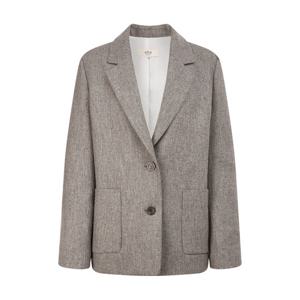 아떼 바네사브루노 25SS 스테디셀러 그레이 멜란지 울혼방 자켓 WVJA5B703G3