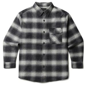 [리얼지오지아][25FW] 차콜그레이 세미오버핏 빅 체크 셔켓 ADF4WC1805