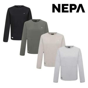 네파 7L65391 여성 우븐 긴소매 크루넥 티