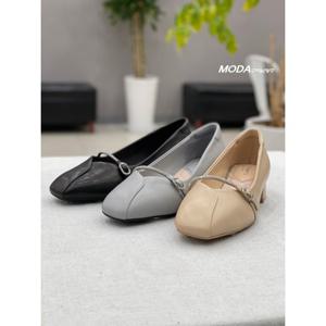 [엘칸토]경량 쿠션UP 미들 펌프스 여성구두 2WD29X_GN