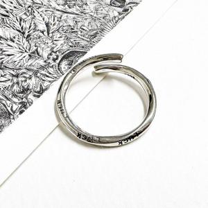 프리사이즈은반지 럭키라인 럭키 925실버 순은 럭키라인은반지