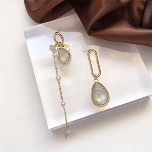 블링썸드롭귀걸이 심플 언발란스드롭귀걸이 데일리 72