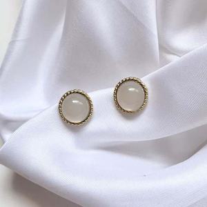 블링썸원석귀걸이 심플 원석골드귀걸이(옐로우) 데일