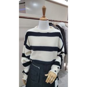 [케네스레이디]소매 투버튼 풀오버 EVPOPK9400