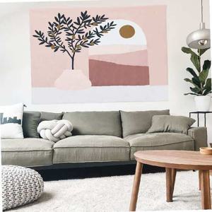 대형 패브릭 포스터 핑크 석양 L