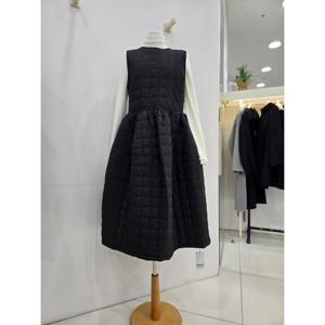 [나인스텝]뒷리본패딩원피스   N25NO5402BK_JJ