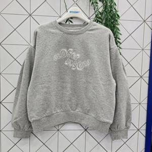 [에꼴리에]에꼴리에 주니어 폴딩 소매 맨투맨티 26A0753_GN