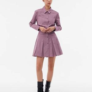 [랩]MARIO밑단플리츠 셔츠 원피스 AP4WOA65