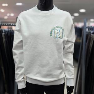 [레노마 옴므]F/W 화이트 오버핏 맨투맨 라운드 티 OKMTT02_BP