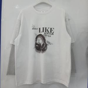 [에꼴리에][모다부평]오버핏 락시크 레이어드티/26OT455WT_BP